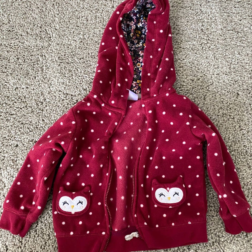 2/$10 baby girl zip-up Carter’s Sweater
